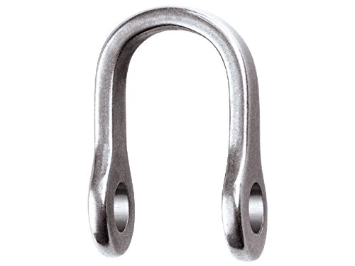 Ronstan RF1850S Wide Dee Shackle 12mm L X 9mm W - 1/8in Slotted Pin 1 Ronstan RF1850S Wide Dee Shackle 12mm L X 9mm W - 1/8in Slotted Pin