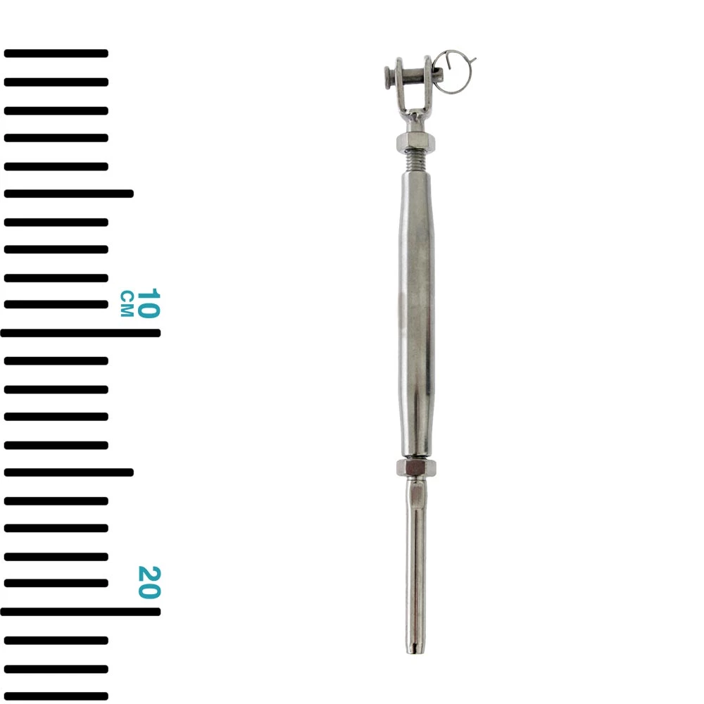 Ronstan CS3121P-05 Closed Body Rigging Screw Fork/Swage M8 X 5/32inch Wire 2 Ronstan CS3121P-05 Closed Body Rigging Screw Fork/Swage M8 X 5/32inch Wire - Image 2