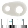Ronstan PNP16B Flag/Sister Clip White 4.7mm Eye Clearance