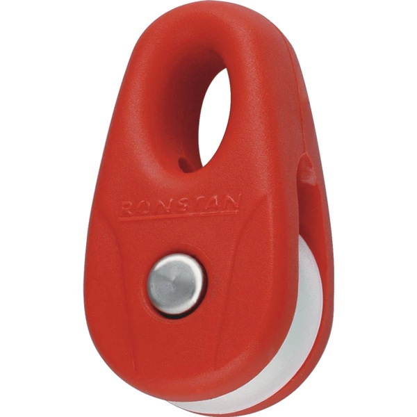 Ronstan RF13101R-2 Kite Block Red - White Sheave Pair 1 Ronstan RF13101R-2 Kite Block Red - White Sheave Pair