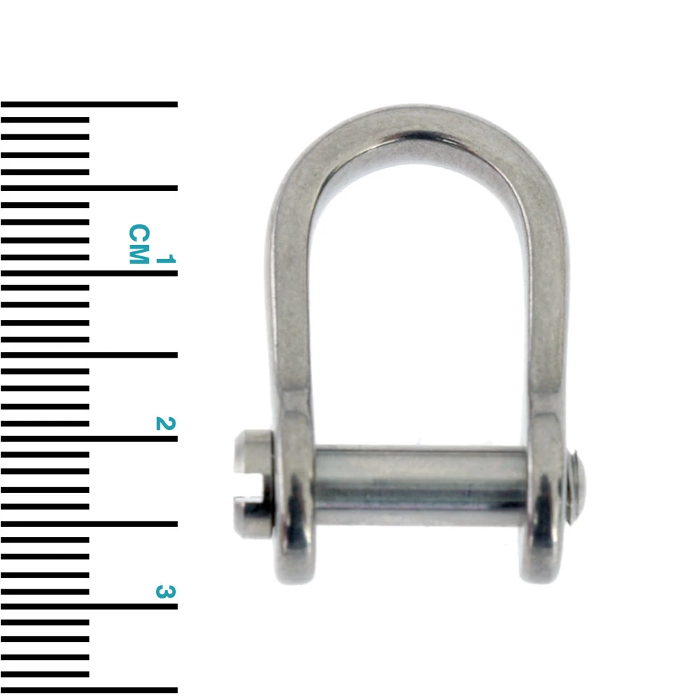 Ronstan RF150 Standard Dee Shackle With 3/16in Slotted Pin 18 X 10mm 1 Ronstan RF150 Standard Dee Shackle With 3/16in Slotted Pin 18 X 10mm