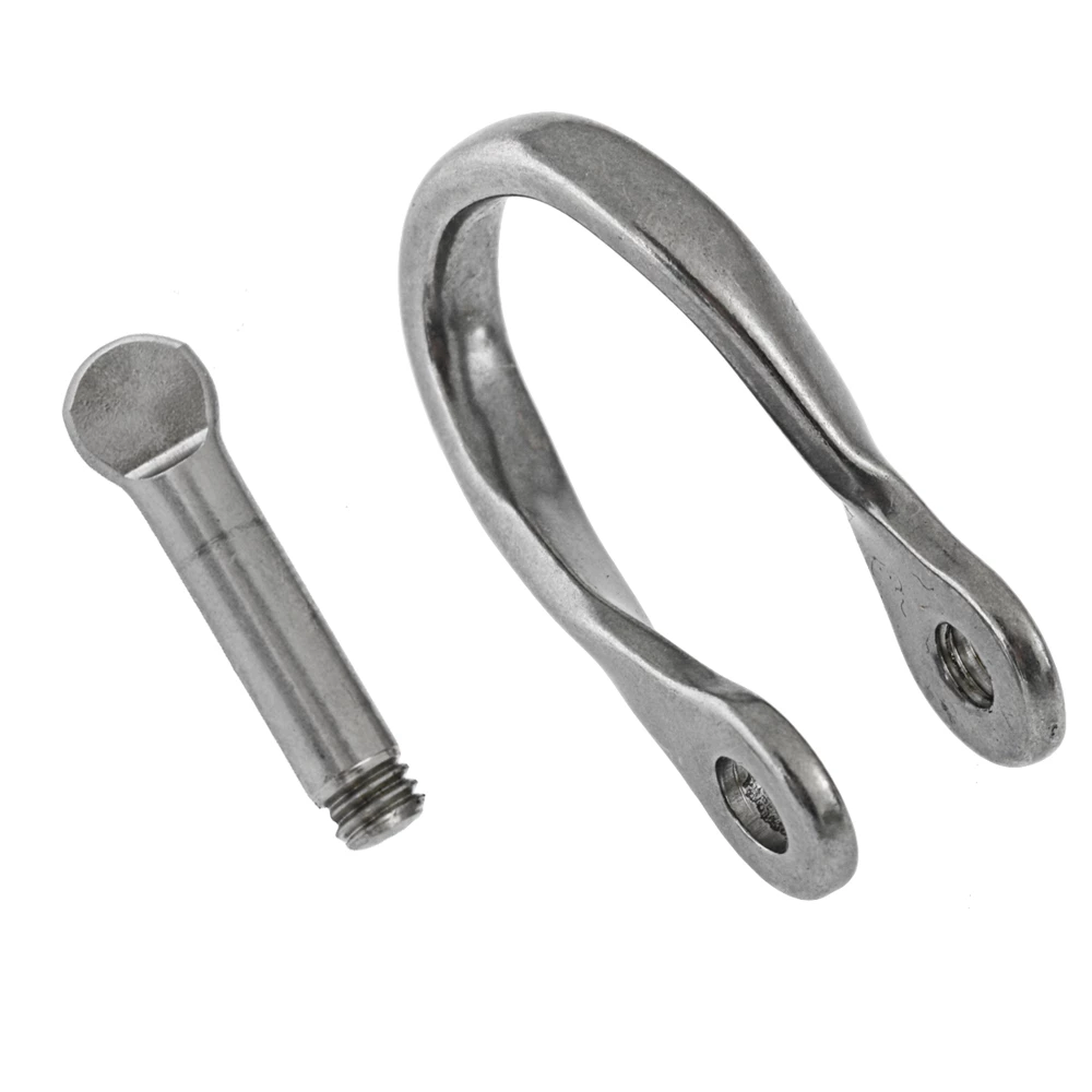 Ronstan RF628 Twisted Shackle 27 X 10mm With 3/16in Pin 1 Ronstan RF628 Twisted Shackle 27 X 10mm With 3/16in Pin