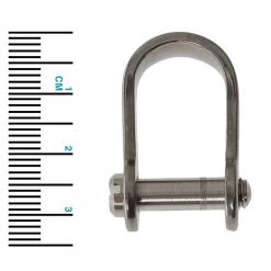 Ronstan RF707S Shackle With 4.8mm Slotted Pin 17x13mm