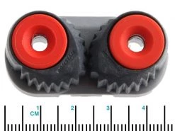 Ronstan RF5001 Small T-Cleat Red - Grey Base -Ronstan Sales Store 72758 05 n n