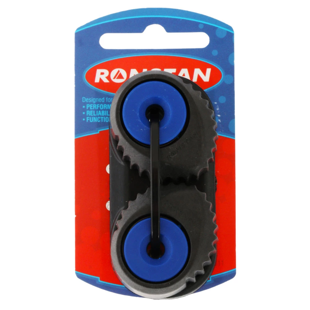 Ronstan RF5410B Medium C-Cleat Blue - Black Base 1 Ronstan RF5410B Medium C-Cleat Blue - Black Base