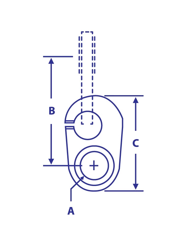Ronstan PNP16 Flag/Sister Clip White 13mm Eye Clearance 1 Ronstan PNP16 Flag/Sister Clip White 13mm Eye Clearance