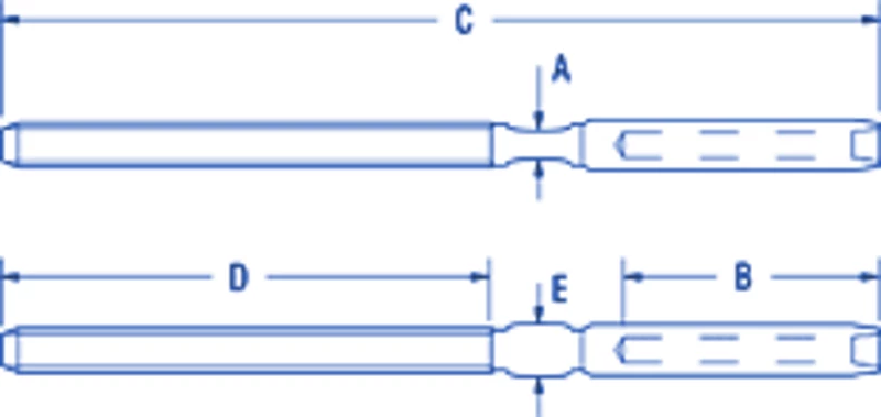 Ronstan RF1512M0304 Type 1 Swage Terminal Suits 3mm Wire X 1/4inch Thread 1 Ronstan RF1512M0304 Type 1 Swage Terminal Suits 3mm Wire X 1/4inch Thread