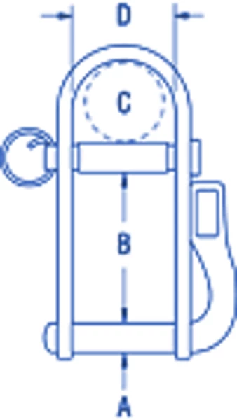 Ronstan RF1034 Halyard Shackle 39x20mm 7.9mm Pin 1 Ronstan RF1034 Halyard Shackle 39x20mm 7.9mm Pin