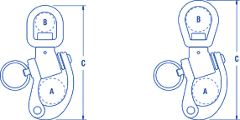 Ronstan RF6321 Snap Shackle Trunnion Large Bale 122mm 1 Ronstan RF6321 Snap Shackle Trunnion Large Bale 122mm