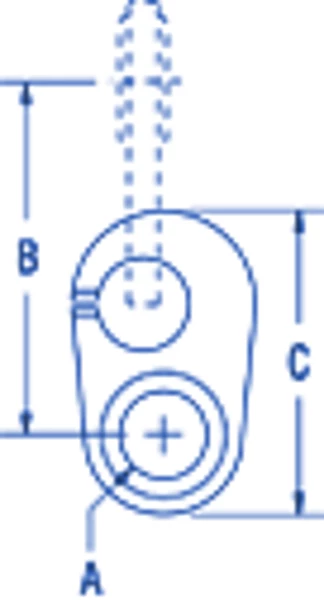 Ronstan PNP16A Flag/Sister Clip 8mm Eye Clearance 1 Ronstan PNP16A Flag/Sister Clip 8mm Eye Clearance