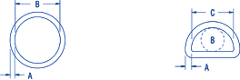 Ronstan Welded Ring 6mm X 40mm I.D. 1 Ronstan Welded Ring 6mm X 40mm I.D.