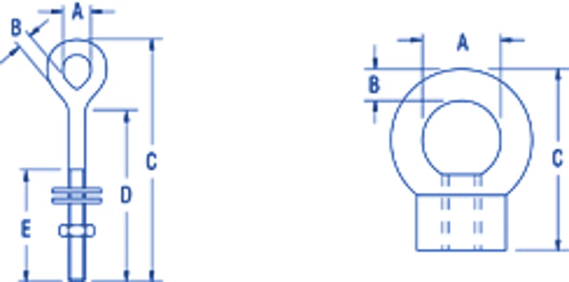 Ronstan CS3191-1015 Eye Bolt M10 150mm Overall 1 Ronstan CS3191-1015 Eye Bolt M10 150mm Overall