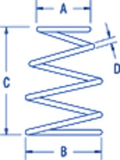Ronstan RF324-2 Stand-up Spring Suits Block S60 75 100 S26 Trav Cars