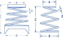 Ronstan Spring Kit Suits 2433-10 Padeye S100 Blocks
