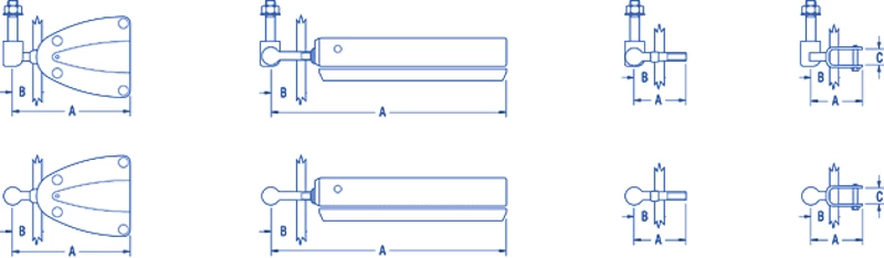 Ronstan RC00214 Batten Receptacle Link (19.8mm) M14 1 Ronstan RC00214 Batten Receptacle Link (19.8mm) M14