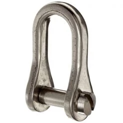 Ronstan RF151 Standard D-Shackle Slotted Pin 1/4inch 22mm L X 14mm W