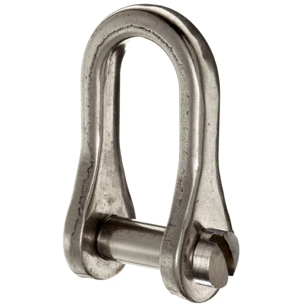 Ronstan RF151 Standard D-Shackle Slotted Pin 1/4inch 22mm L X 14mm W 1 Ronstan RF151 Standard D-Shackle Slotted Pin 1/4inch 22mm L X 14mm W