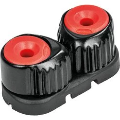 Ronstan Small Alloy Cam Cleat Red Black Base