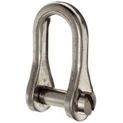 Ronstan RF615A Standard Dee Shackle 13mm L X 8mm W & Slotted Pin 5/32inch