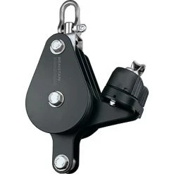 Ronstan RZ1710 Triple Block 75mm Sheave With Becket & Cleat Swivel Head