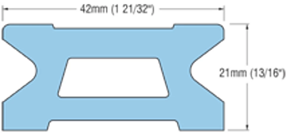 Ronstan S42 Track Black 4996mm M10 CSK X 100mm Pitch 1 Ronstan S42 Track Black 4996mm M10 CSK X 100mm Pitch